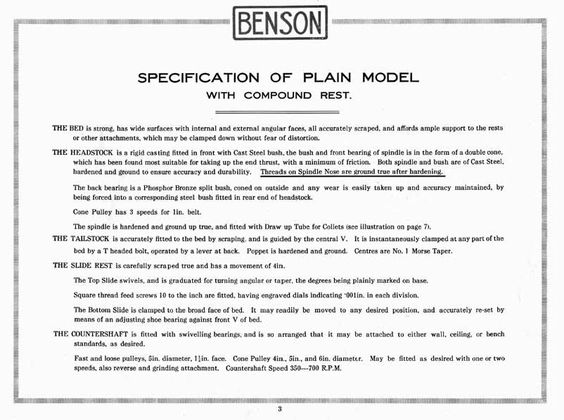 Specification p3