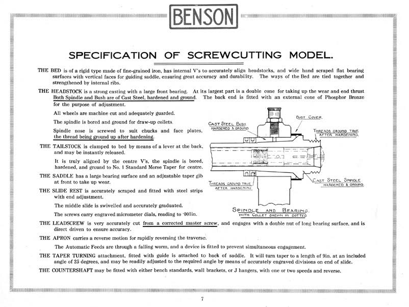 Specification p7